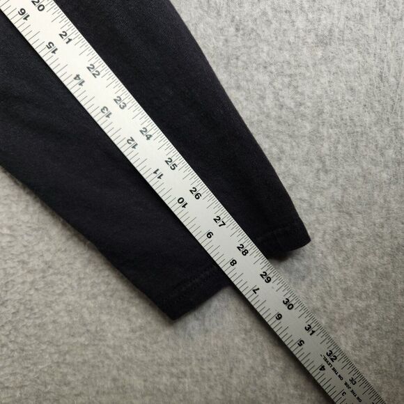 Nike Shirt Mens L Black Vintage Y2K Silver Tag Center Swoosh Crewneck Tee Vtg - Picture 9 of 13